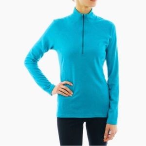 Patagonia Womens Capilene 2 Lightweight 1/4 Zip Base Layer Active Top Size Small